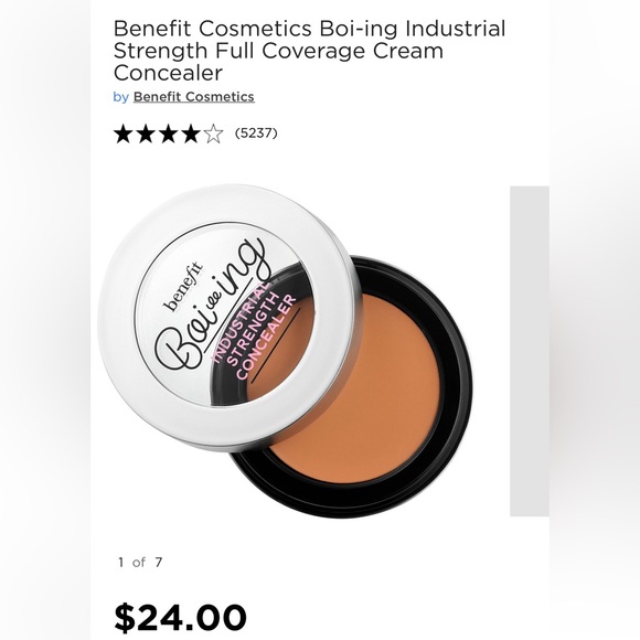 Benefit Cosmetics Boi-ing Industrial Strength Cream Concealer (New) - Picture 2 of 3
